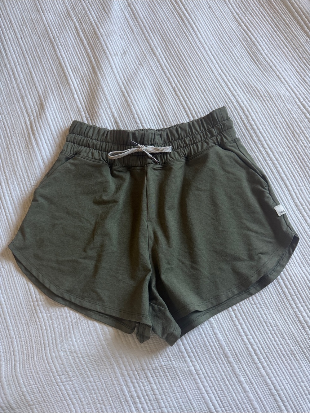 Vuori Olive Athletic Drawstring Shorts